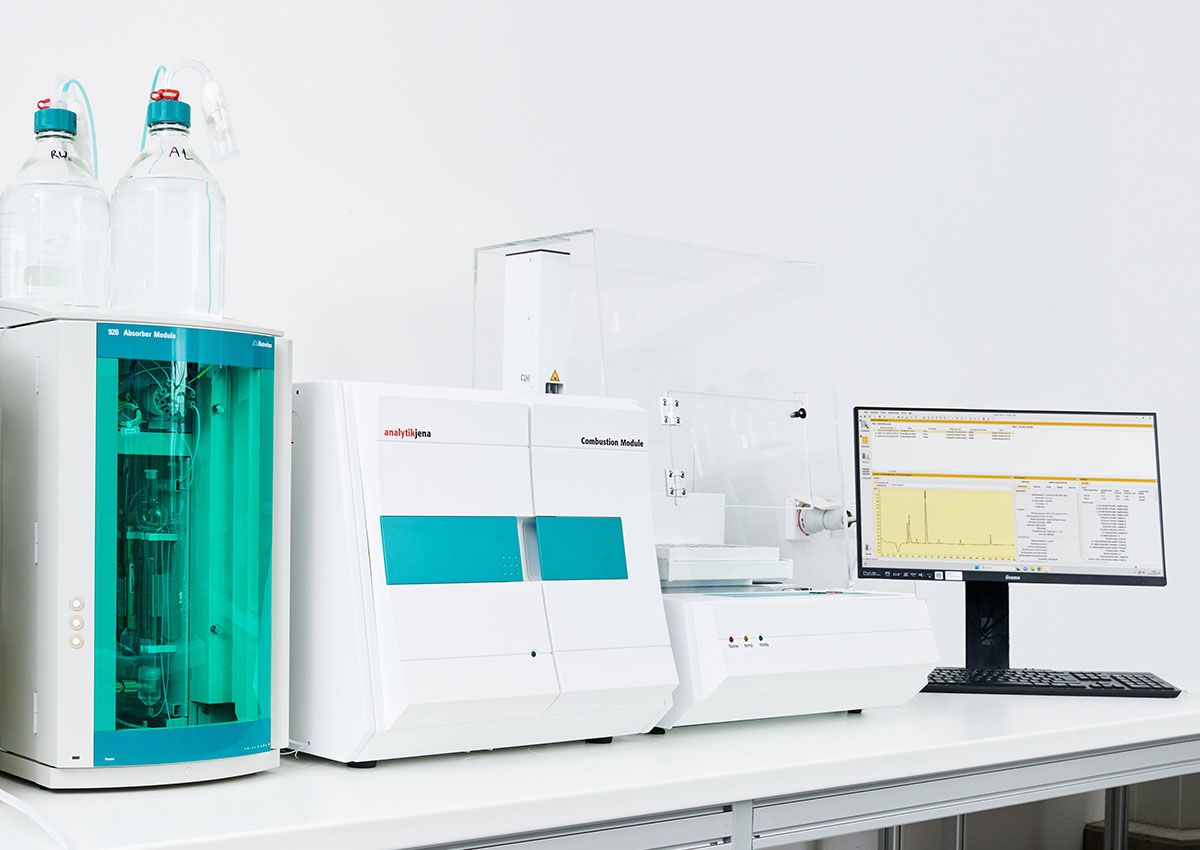 Combustion ion chromatography (CIC) for the qualification of inorganic ions