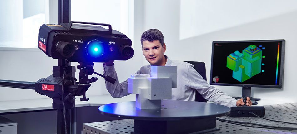 Accredited test laboratory for optical metrology in Nuertingen